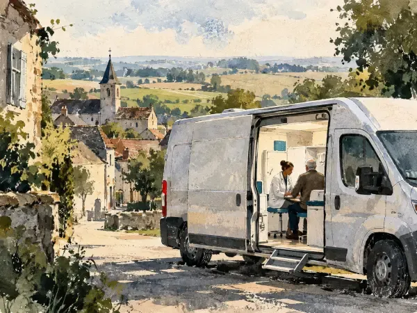 Illustration - Médibus dans la Brie