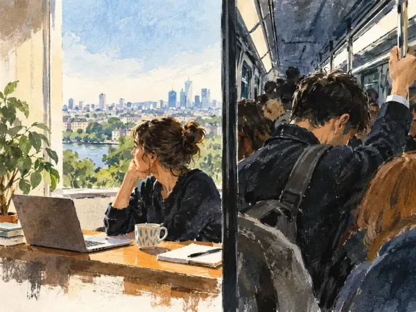 Illustration - vies au travail franciliennes