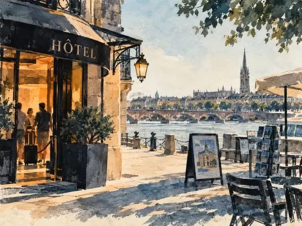 Illustration - Bordeaux touristique