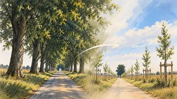Illustration - Hêtres du Champ de Bataille