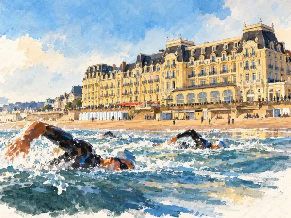 Illustration - Triathlon sur le front de mer