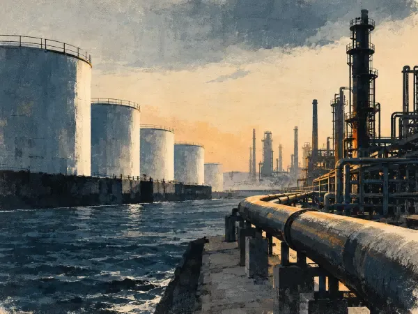Illustration - réserves de diesel du G7