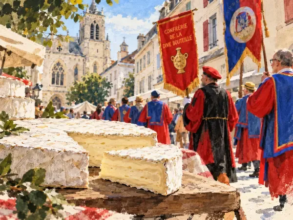 Illustration - Brie de Melun en fête
