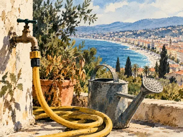 Illustration - Restrictions d’eau à Nice