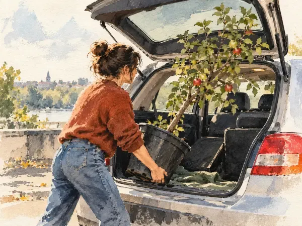 Illustration - arbres fruitiers à Ablon