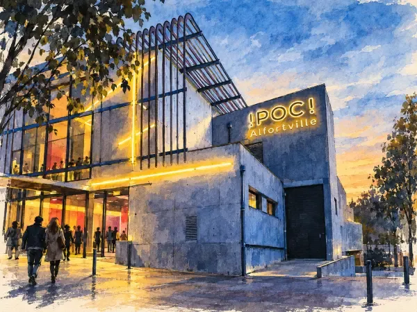 Illustration - écran de cinéma à Alfortville