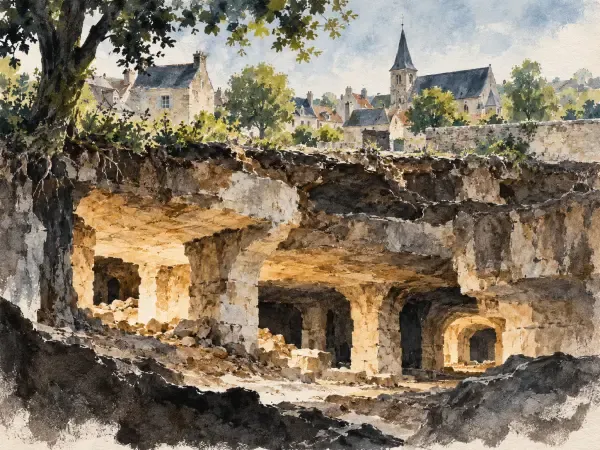 Illustration - Sous-sol et plans anciens