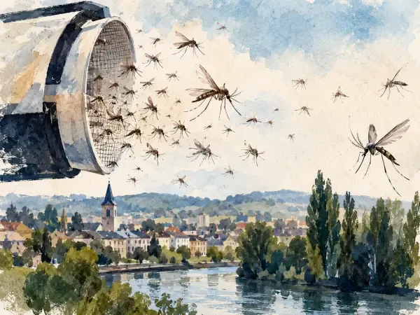Illustration - moustiques stériles à Conflans