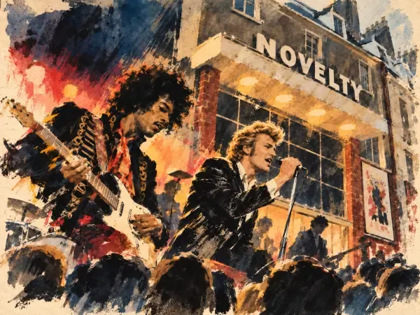 Illustration - Hendrix au Novelty d’Évreux