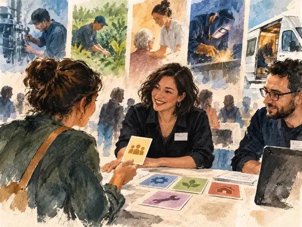 Illustration - Job dating à Falaise