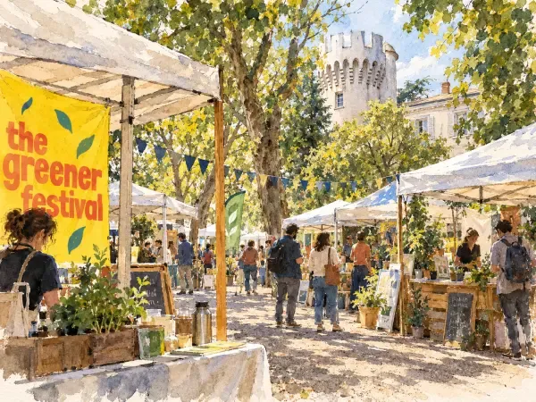 Illustration - Festival écologique à Montchat