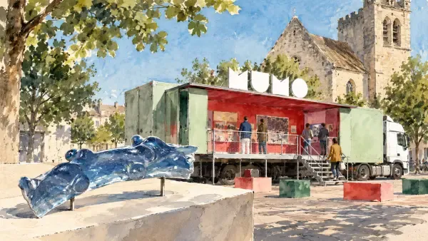 Illustration du camion-musée MuMo