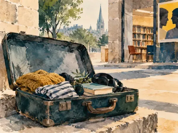 Illustration - Valise, argile et cinéma en Gironde