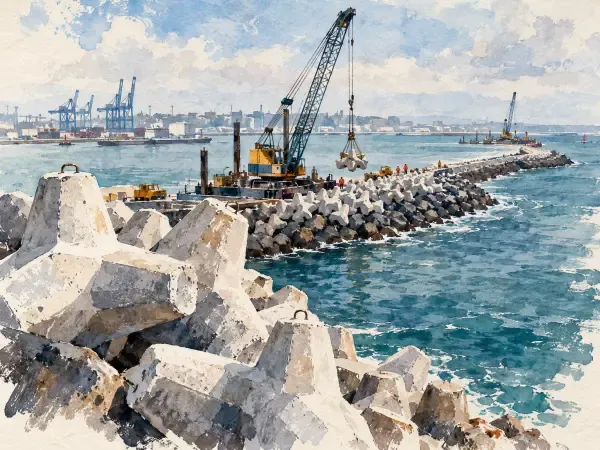 Digue maritime du Havre