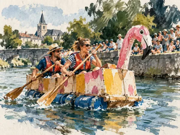 Bateau artisanal sur l’eau