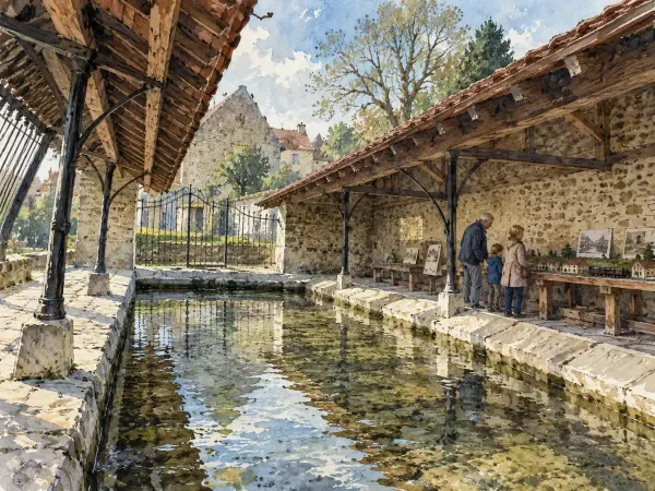 Illustration - village et patrimoine