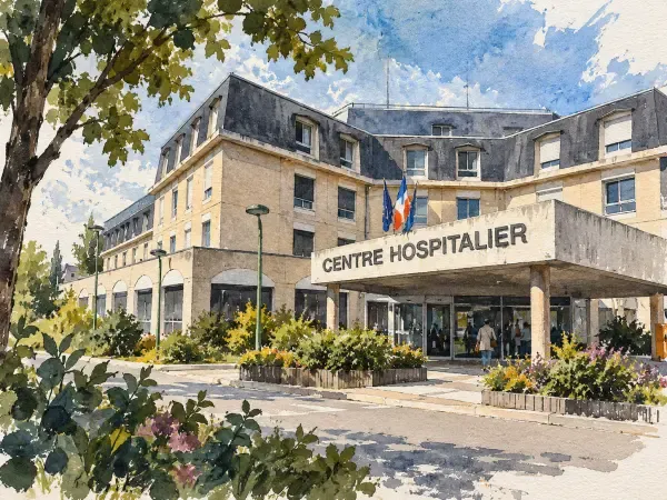 Illustration - hôpital de Meulan
