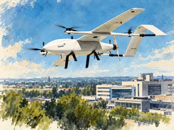 Drone médical entre hôpitaux du Hainaut