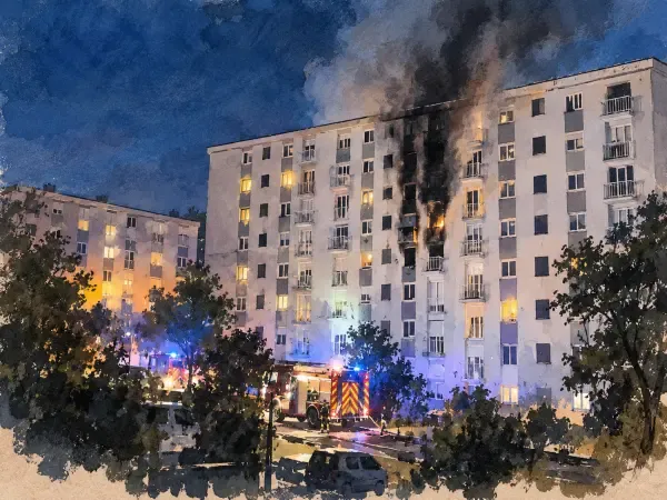 Illustration - Immeuble collectif aux Alouettes