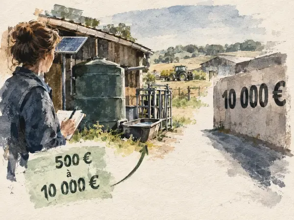 Illustration - ferme euroise en tournée