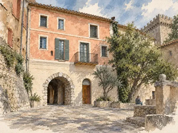 Illustration - Maison des artistes de Cagnes