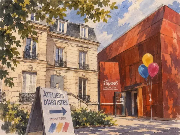 Illustration - ateliers d’artistes à Montreuil