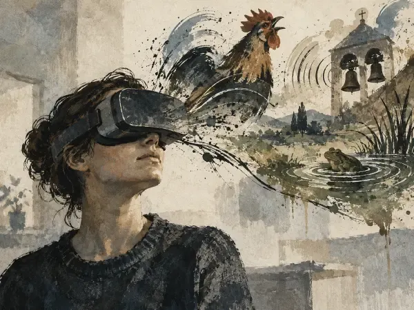 Illustration - sons ruraux en réalité virtuelle