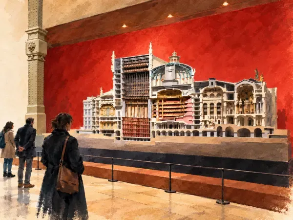 Illustration - salle de l’Opéra à Orsay