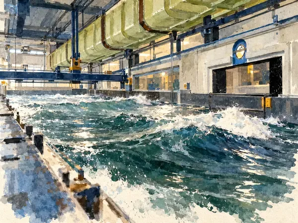 Illustration - Soufflerie marine de Luminy