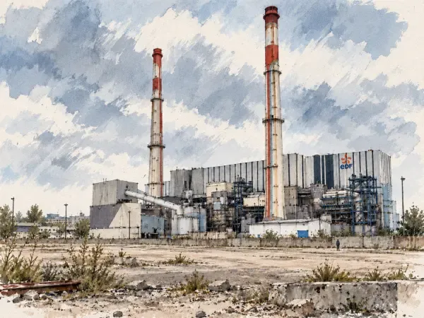 Illustration - chaufferie des Ardoines à Vitry