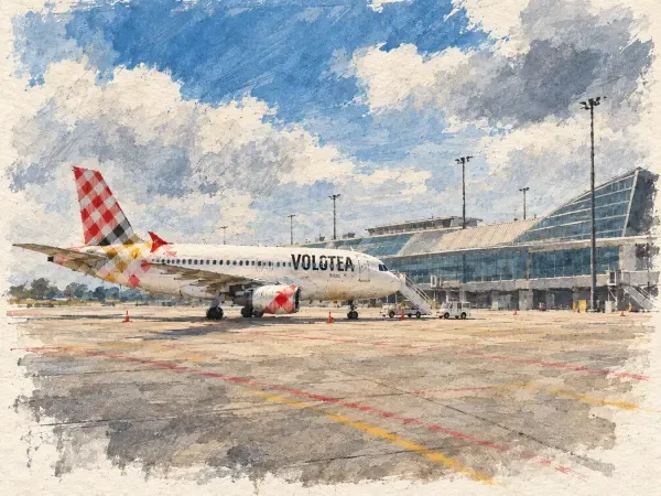 Illustration - Avion Volotea à Lille-Lesquin