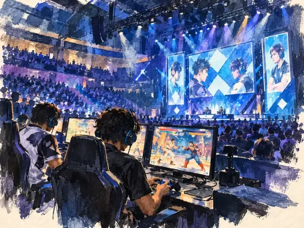 Illustration - Tournoi de jeux vidéo de combat
