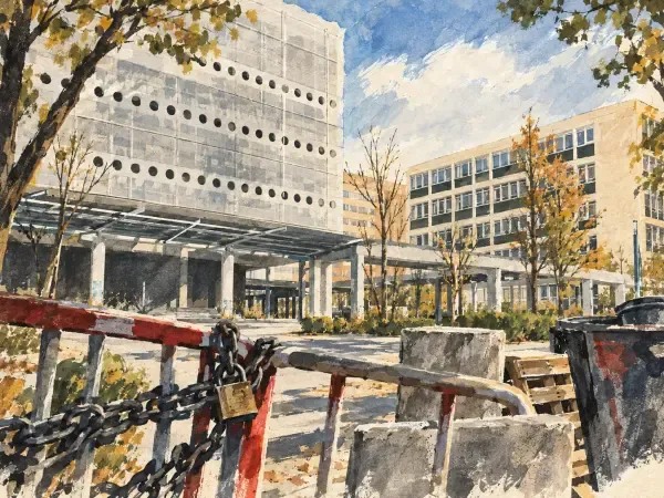 Illustration du campus universitaire de Nanterre
