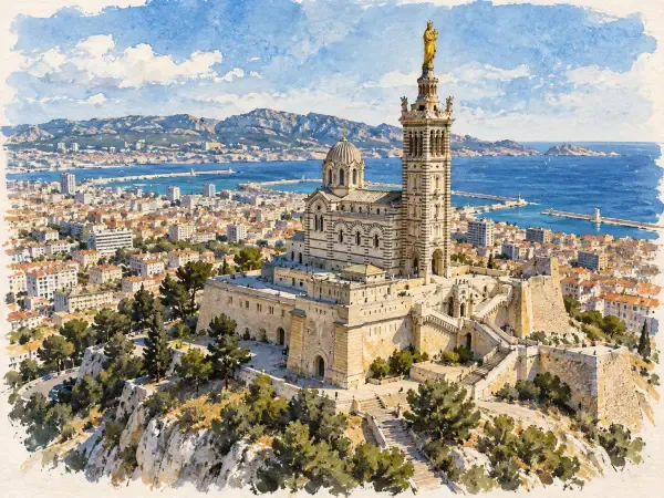 Illustration - Basilique Notre-Dame de la Garde