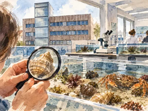 Illustration - Station marine et bulots