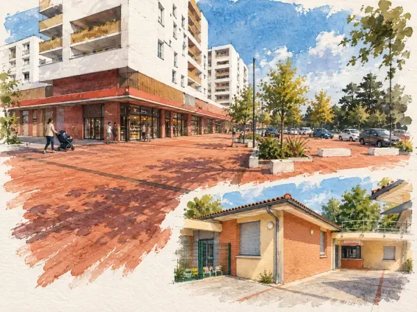 Illustration - Crèche et place d'Empalot