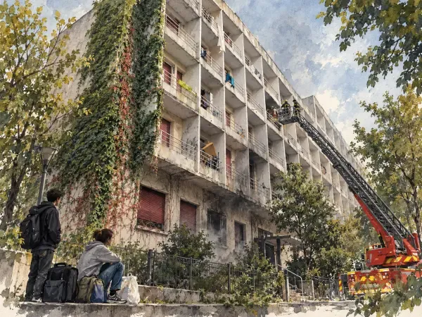Illustration - Immeuble de la rue Louis-Plana