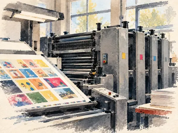 Illustration - Ateliers d'imprimerie du lycée Les Iris
