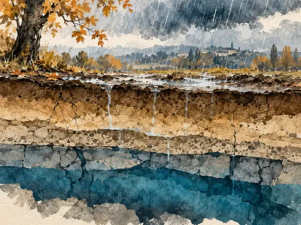 Illustration - Recharge des nappes phréatiques