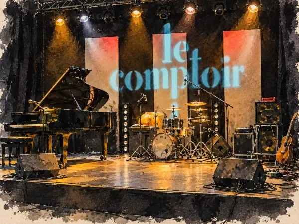 Illustration - Salle de jazz francilienne