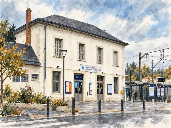 Illustration - Gare et processeurs informatiques