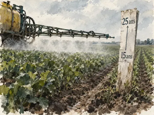 Illustration de traitements agricoles