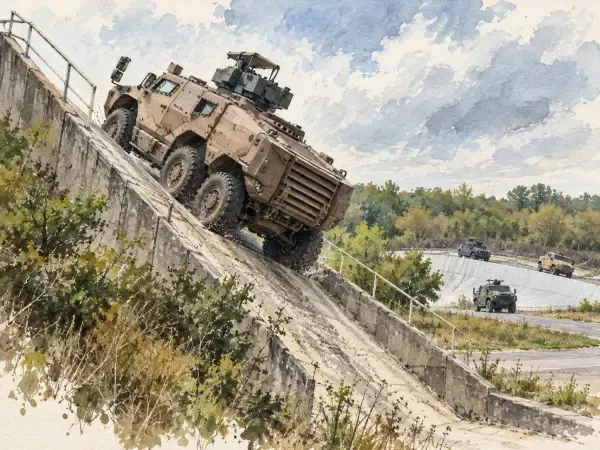 Illustration - Pistes d'essai militaires à Satory