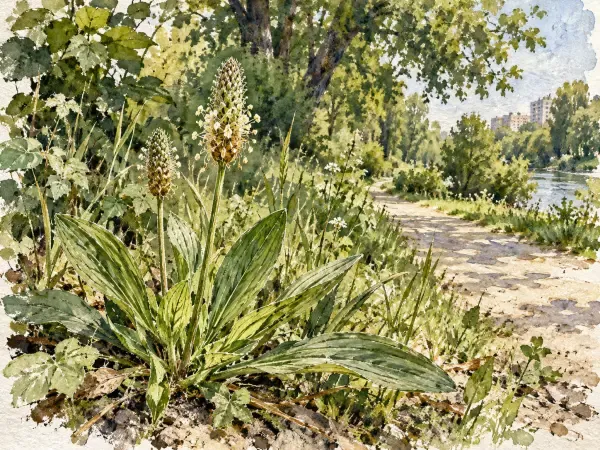 Illustration - plantes sauvages du parc