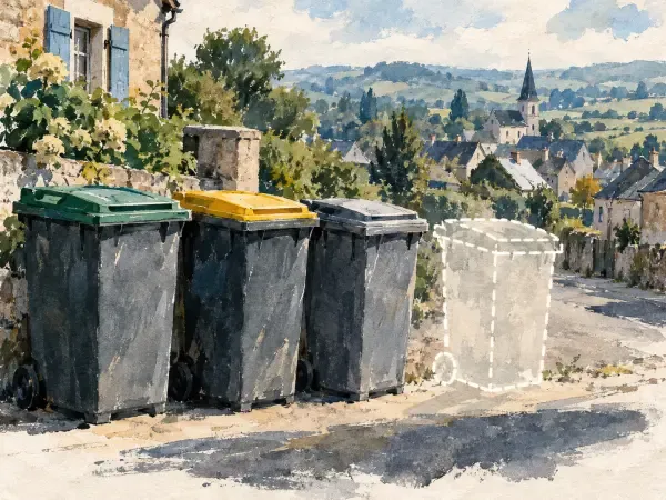 Illustration - Collecte des déchets dans le Bocage virois