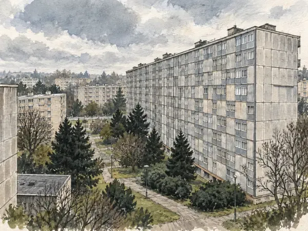 Illustration - Quartier des Lochères à Sarcelles