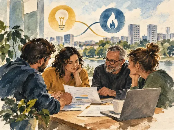 Illustration - Factures de gaz et d’électricité