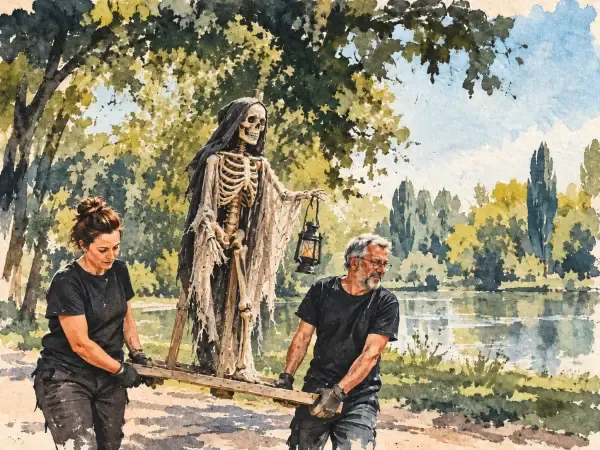 Illustration - des monstres au parc Galamé