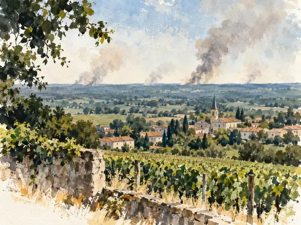 Illustration de départs de feu dans le Castillonnais