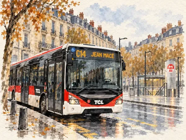 Bus TCL dans Lyon